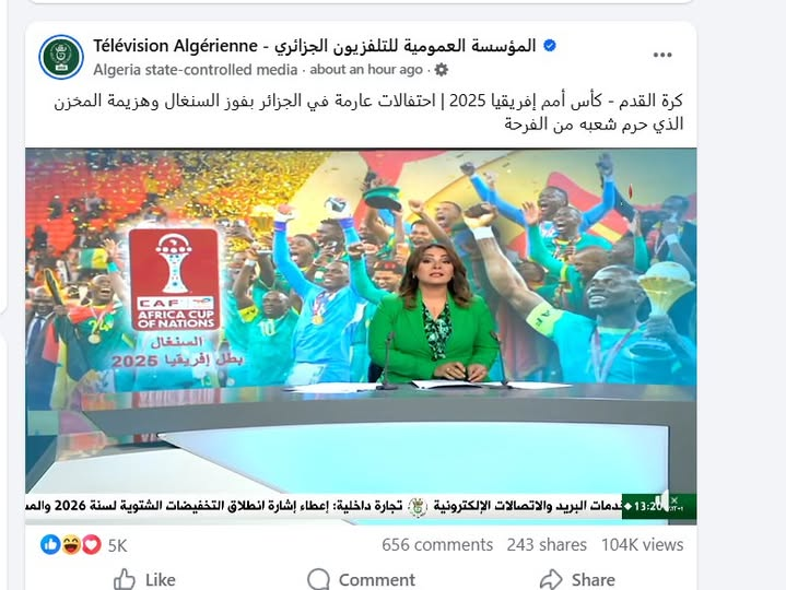 mimi_tarek's tweet photo. رغم الحروب الطاحنة التي عرفها التاريخ بين دول كثيرة، استطاعت الشعوب أن تتجاوز الأحقاد، لكن المؤسف أن  الإعلام الجزائري مايزال يغذّي عداءً غير مبرر و مفتعل تجاه المغاربة, يطرح أكثر من علامة استفهام عن سلوكيات الإنسان الجزائري  وسلا مة عقله؟ https://t.co/J3AMbTkguB