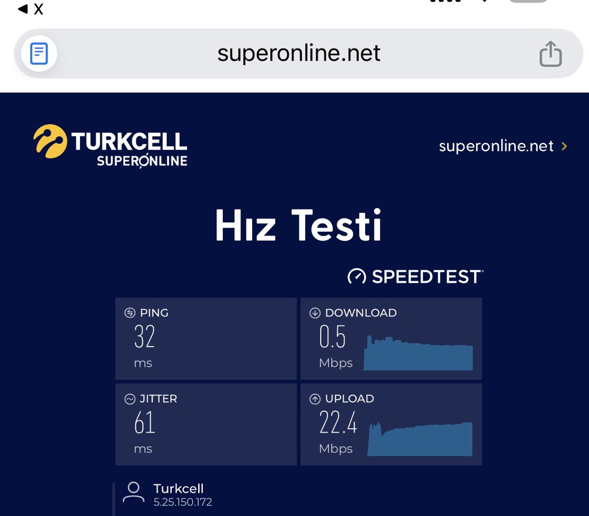 Bu <a href="/Turkcell/">TURKCELL</a> ve <a href="/TurkcellHizmet/">TURKCELL Müşteri Hiz</a> lerinin 5G hikayesine bi çözüm bulabilecek yok mu? Kaçıncı dünya ülkesi olduk.  Faturayı çatır çatır tahsil ediyorlar, yüksek ücretler. Hizmet alamıyoruz. Sundukları çözüm 1 saat sürüyo. 0,5mbps ile ne olabilir. <a href="/iletisim/">T.C. İletişim Başkanlığı</a> <a href="/tcbestepe/">T.C. Cumhurbaşkanlığı</a> <a href="/tc_cimer/">Cimer</a>