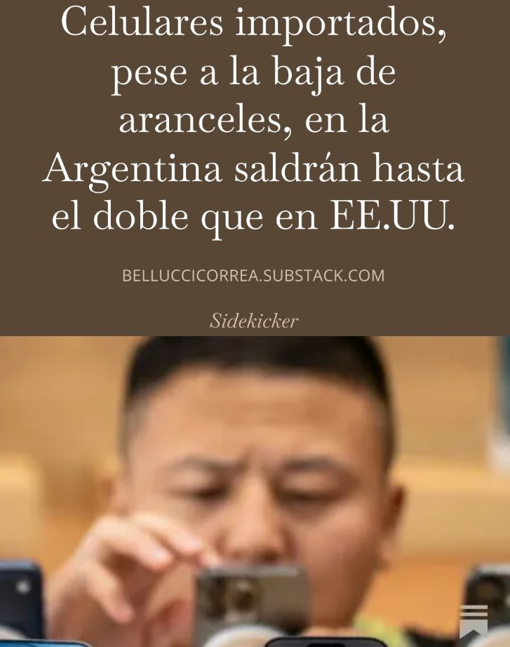 gerperazzo's tweet photo. Argentina bajó aranceles, pero los celulares siguen carísimos 📱💸. No es magia negra: impuestos internos, logística y márgenes siguen firmes. El precio no afloja… solo se disfraza.
 https://t.co/cMWAYLLEGR https://t.co/IhJUeWHMQE