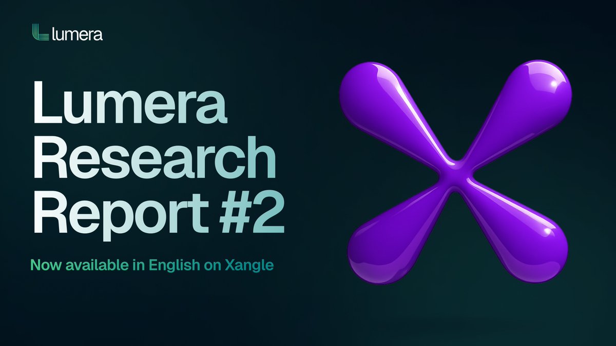 lumera's tweet image. Lumera’s second research report is now available in English on @Xangle_official.

This report covers:

• Lumera’s AI-focused infrastructure design

• 2025 on-chain performance and early traction

• Validator, partner, and ecosystem expansion

• The roadmap toward real…