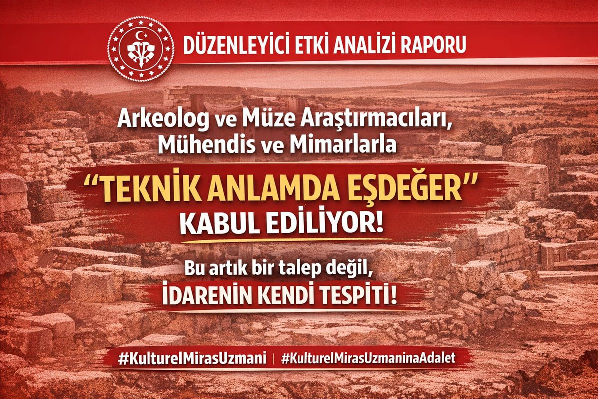#KulturelMirasUzmani #KulturelMirasUzmaninaAdalet
