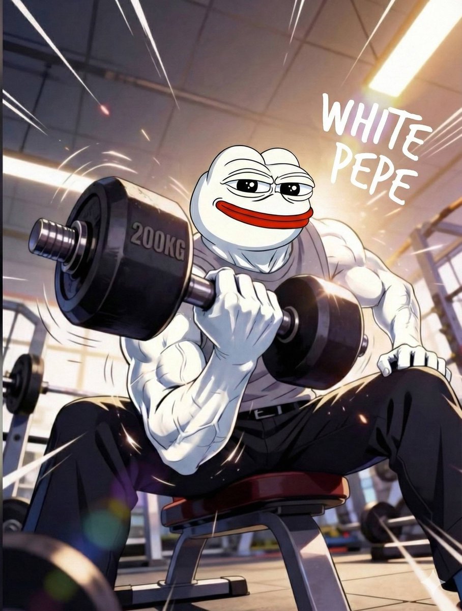 $WHITEPEPE training hard for the pump