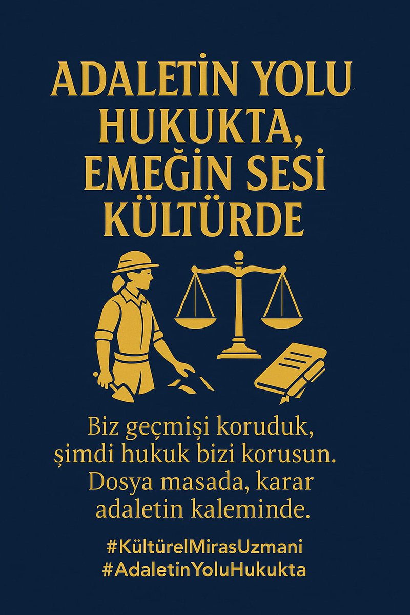 #KulturelMirasUzmani #KulturelMirasUzmaninaAdalet