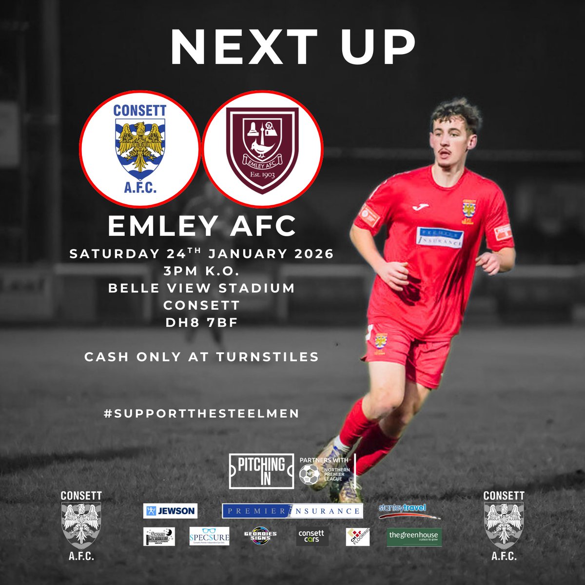 ConsettAFC's tweet photo. No midweek game this week, so next up for the lads is a big game v third-placed @Emley_AFC this Saturday. https://t.co/OZgJDjWaAC