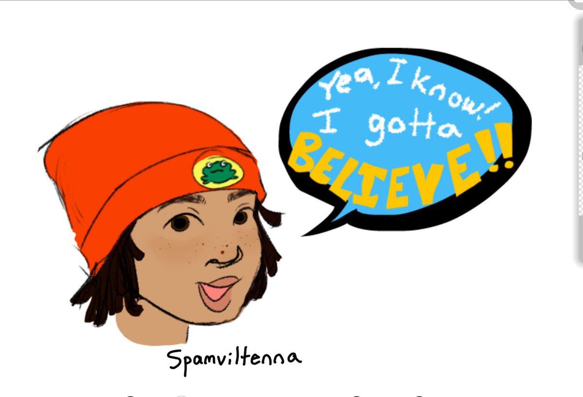 spamviltenna's tweet image. i drew him #parappa