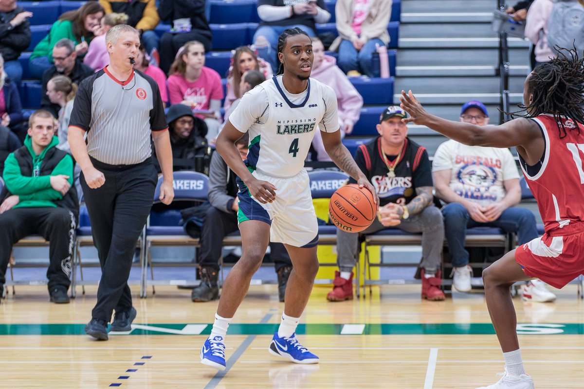 Jeziyah helped lead Men's Basketball to two wins this weekend. Excell-Johnson scored 19 pts, 5 rebounds and 4 assists on Friday against Algoma, and added 16 pts, 5 rebounds, and 7 assists on Saturday vs. McMaster.

Congrats, Jeziyah! Keep it goin! 💪

#GoLakers