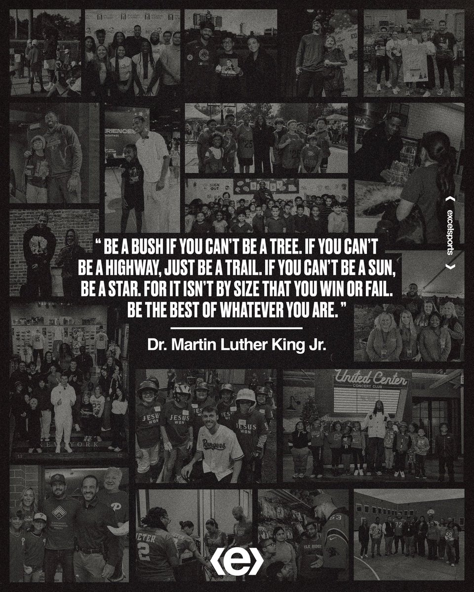 excelsm's tweet image. Strengthening our communities by spreading love, giving back and serving others. 

Today we honor the life and legacy of Dr. Martin Luther King Jr. #exceling