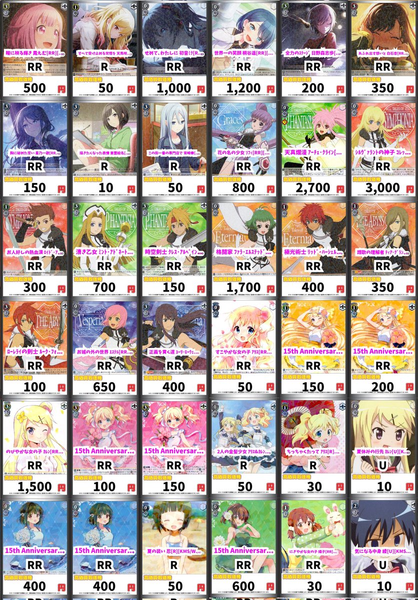 ヴァイスシュヴァルツ WS 買取 瞳に映る輝き 鳳えむ[RR][PJS/S125-002