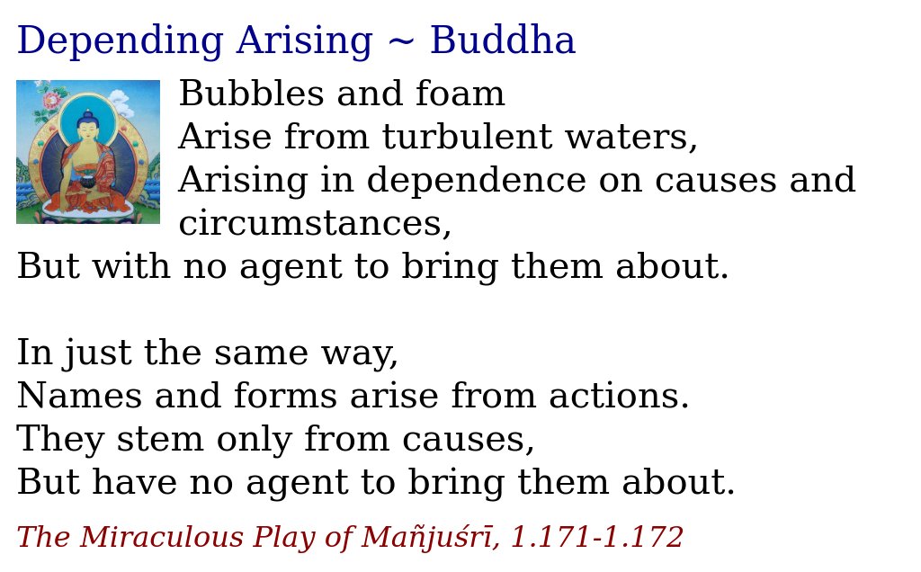 JDharmaQuotes's tweet image. Depending Arising ~ Buddha Shakyamuni
justdharma.org/depending-aris…

#BuddhaShakyamuni #names #forms #agent