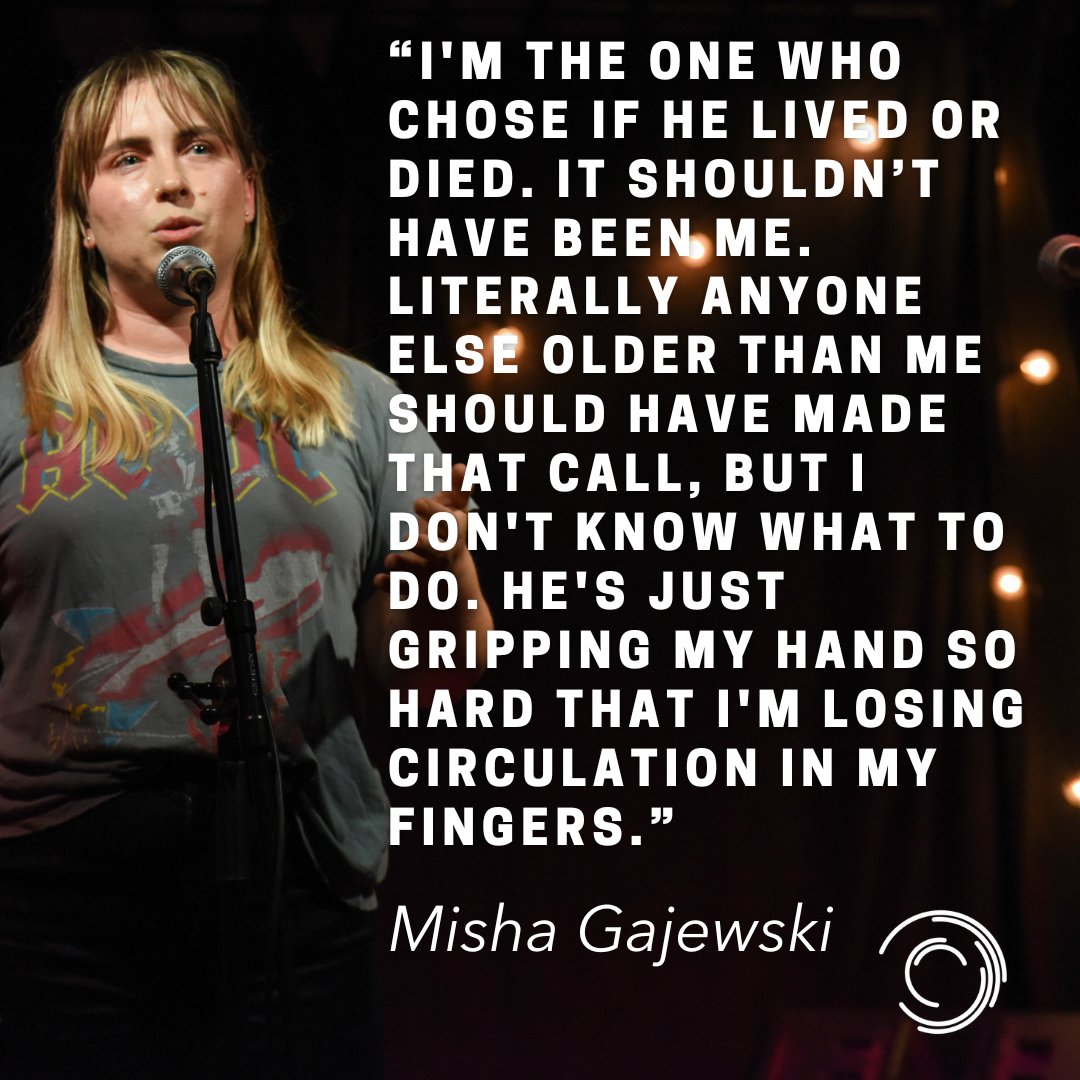 storycollider's tweet image. Misha Gajewski suddenly becomes the emergency contact when her grandfather has a stroke — and the weight of that choice is overwhelming. 😳💔
🎧 ow.ly/1Jr450XE8y2

#EndOfLifeCare  #DifficultDecisions
