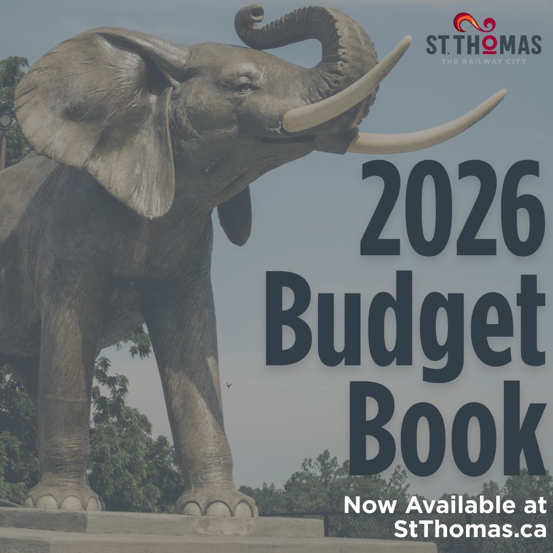 The City’s 2026 Budget Book is available online! Dive into our plans, priorities, and how your tax dollars are being invested in our community.

🔗 View the full Budget Book here: tinyurl.com/33774etk 

#TheRailwayCity #StThomasON #CityBudget