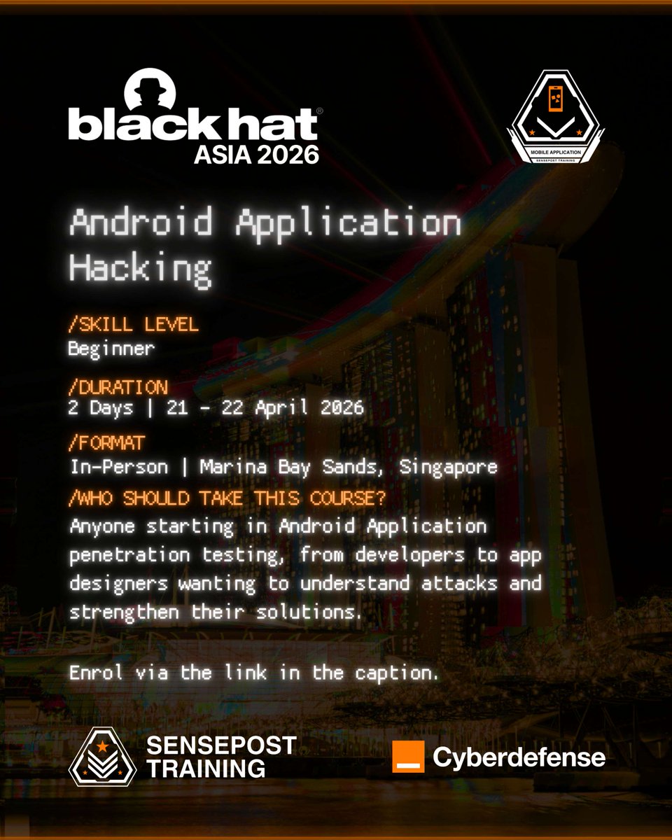 SensePost Training | Orange Cyberdefense tweet media