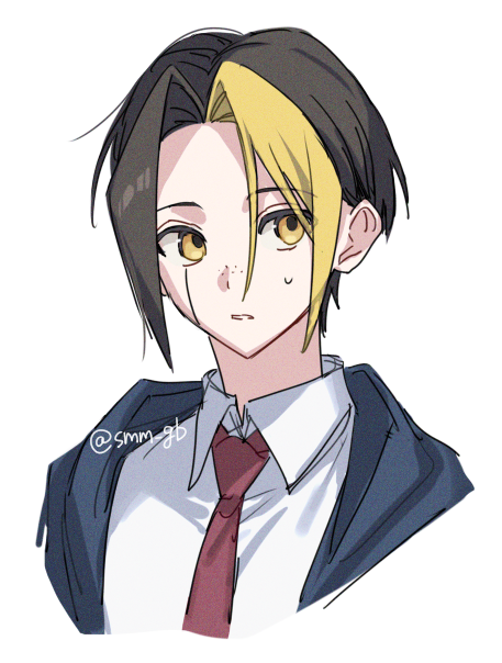 🐬くん前髪が描きたくてつい描いちゃうんだよな～