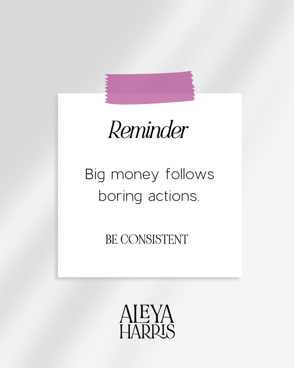 aleyaspark's tweet photo. You don’t scale a speaking career with vision boards.
You scale it with consistent outreach.

Big money follows boring actions. https://t.co/RugmSAdcqs