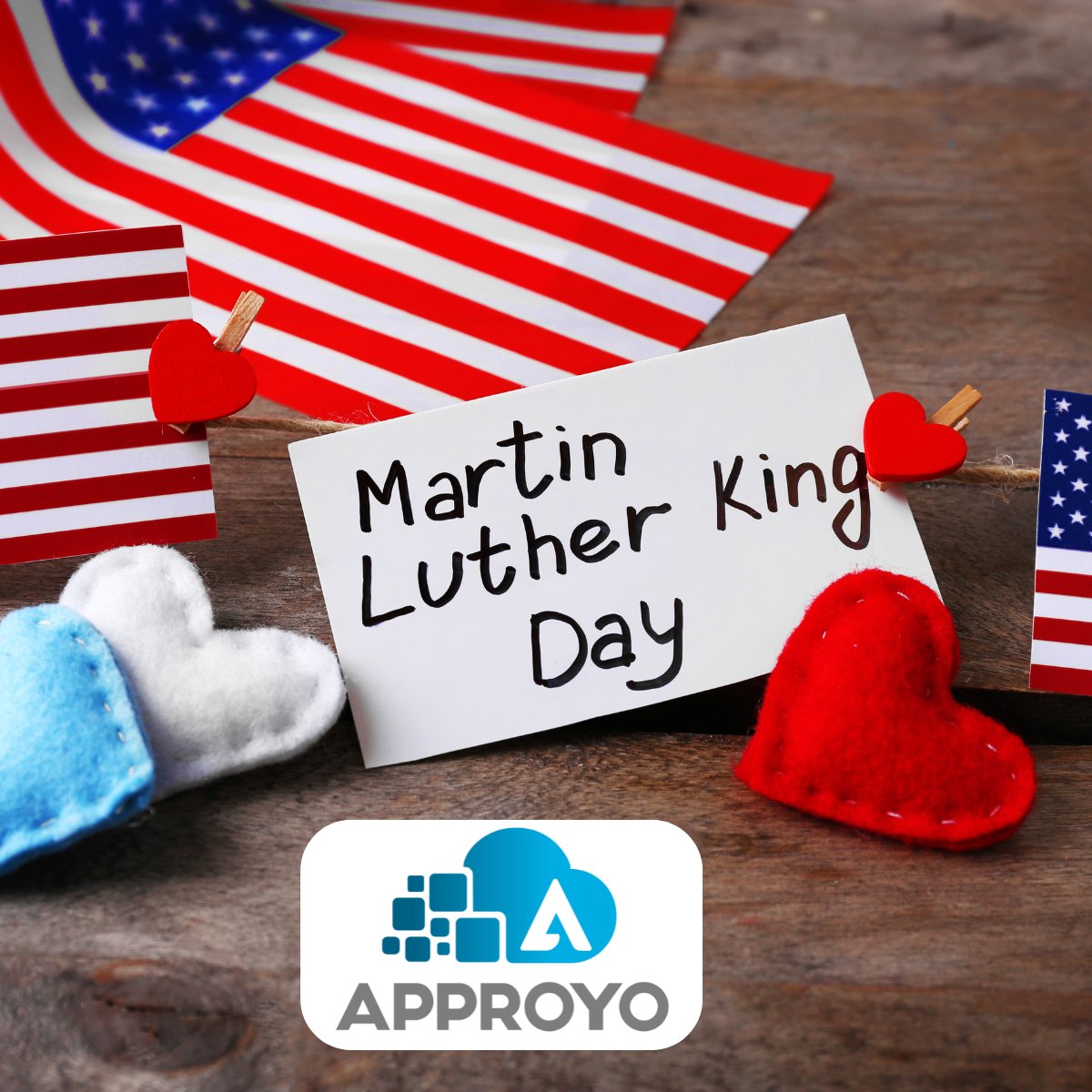 Approyo's tweet photo. Happy Martin Luther King Jr. Day!
Today we honor Dr. King’s legacy of love, unity, and empowerment. Let’s reflect on his dream and recommit to making it real in our communities, through kindness, equality, and action every day. https://t.co/WAiQkD5LaB