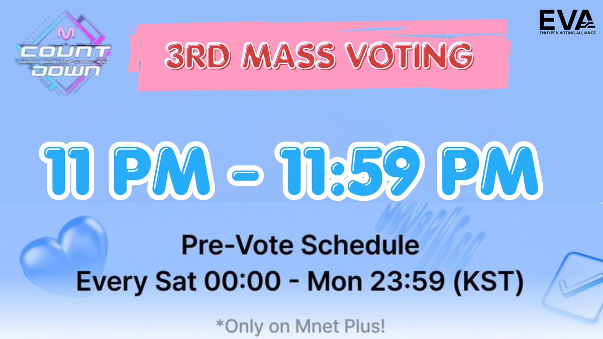 ENHYPENVTJP's tweet photo. [M COUNTDOWN]事前投票

📢最後の一斉投票スタート📢

現在
1位 Axxxxxx 38.9%
2位 #ENHYPEN 38.8%

出来ることはまだあるはず❗️
まだ投票していないENGENEへの呼びかけ
家族や友人への協力要請
家に眠っている端末

最後まで1票を投じましょう🔥

📱Mnet Plus
⏰23:59まで
🗳️ https://t.co/ycXOXa1p62 https://t.co/dxdnvmKNaw