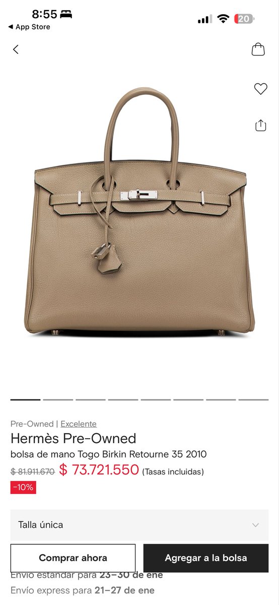 _stupidhoe___'s tweet photo. @luvnnej @Leia_nice22 El lujo no es solo vender nuevo: en marcas como Hermès, entre más antiguo el bolso, mayor puede ser su valor. Aunque no se puede confirmar si el de ella es original, si te puedo decir que existen plataformas que venden bolsos de lujo pre-owned y originales. https://t.co/b6TfQCxwU4
