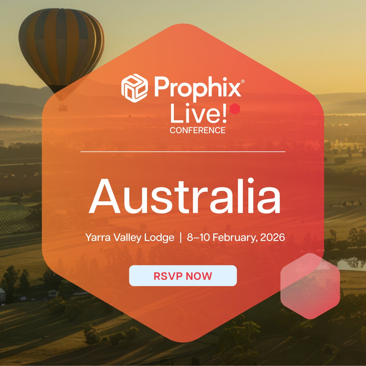 ⏳ Time’s ticking! Prophix Live! Australia is almost here.

Join 2 days of learning, networking &amp; hands-on sessions with finance leaders. Be part of the conversations shaping finance in 2026.

👉 Register now: ow.ly/uLlU50XVOzp

#ProphixLive #AIinFinance #AustraliaEvents
