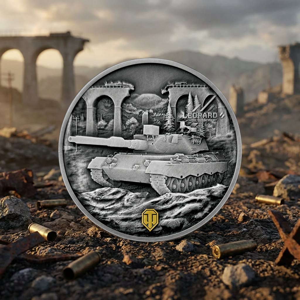 GR_Reserve's tweet photo. Frontline ready! 🛡️⚡ The 2025 Niue World of Tanks Leopard 120 Coin in silver is a must-have! Limited to just 500 and crafted by @Mennica_Polska! Grab yours today! 📦✨
https://t.co/FmCXmdeKnB
#SilverCollectibles #MilitaryCoins #SilverStacking #SilverCoins #Tanks #MintOfPoland https://t.co/isZZqGoJ6j
