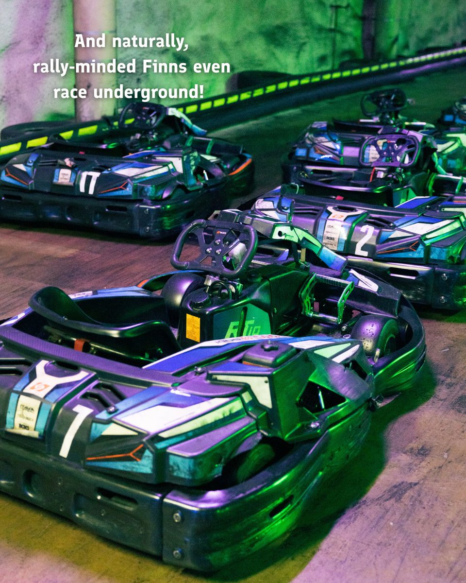 thisisFINLAND's tweet image. Beneath Helsinki you can find a full‑on playground, a museum, sports halls, a church and even a karting track! 🏎️ Read more about the world underneath and its history at finland.fi/life-society/h… 

#Helsinki #Underground #Shelter