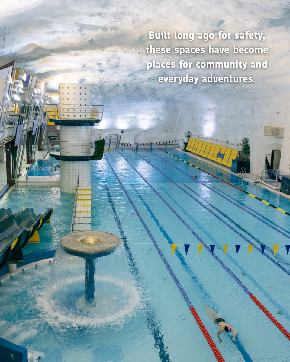 thisisFINLAND's tweet image. Beneath Helsinki you can find a full‑on playground, a museum, sports halls, a church and even a karting track! 🏎️ Read more about the world underneath and its history at finland.fi/life-society/h… 

#Helsinki #Underground #Shelter