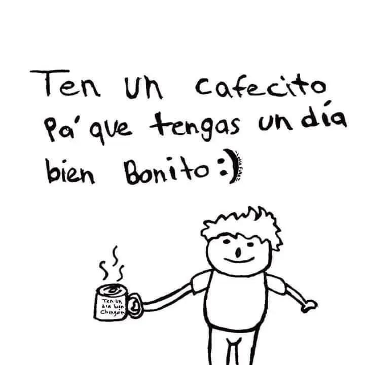No soluciona todo, pero el cafecito ayuda! 
Buen inicio de semana, gente 🙌