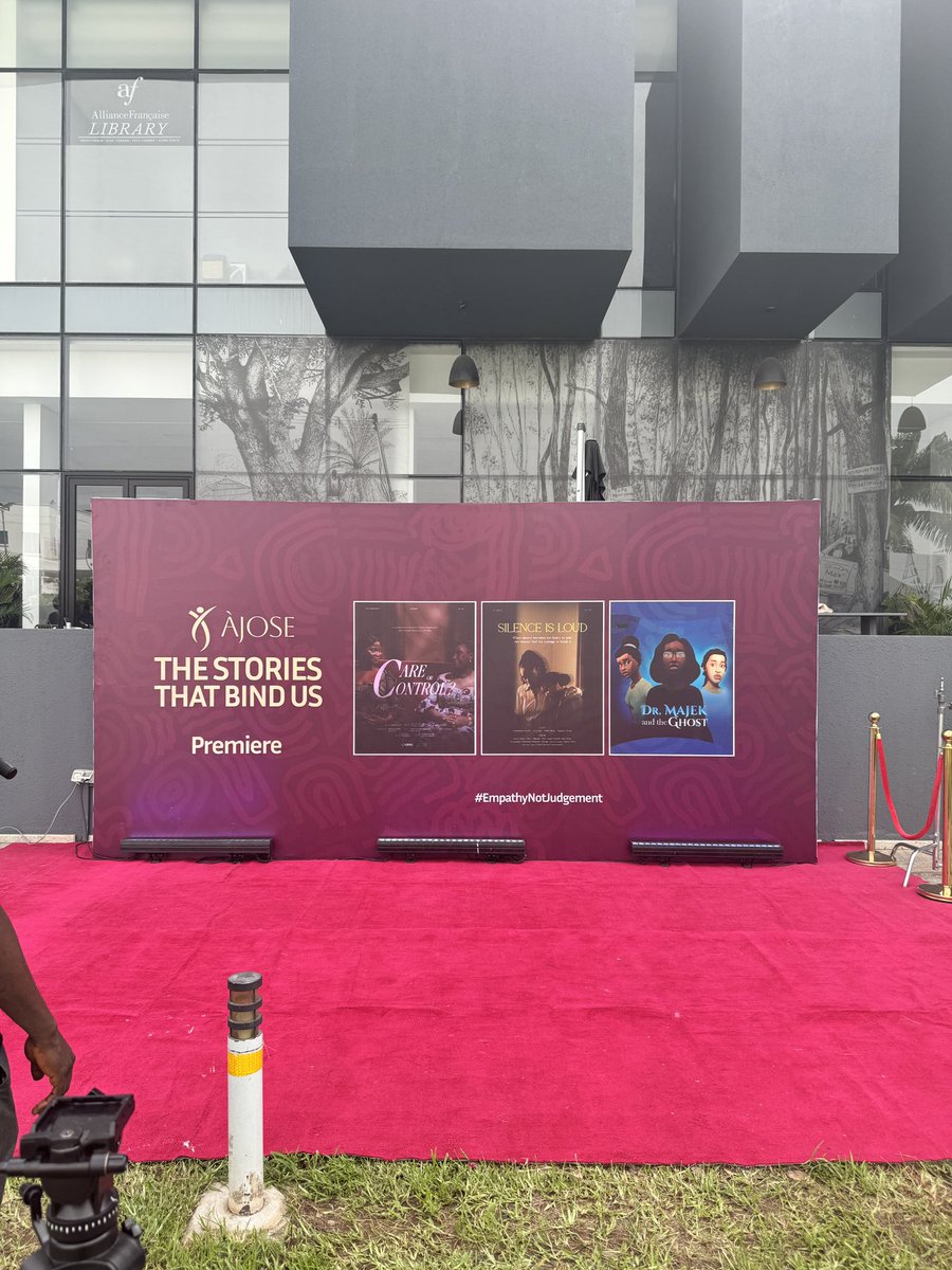 We are live at Alliance Française for Àjose: The Stories that Bind Us 💜

#EmpathyNotJudgement 
#AjoseCares