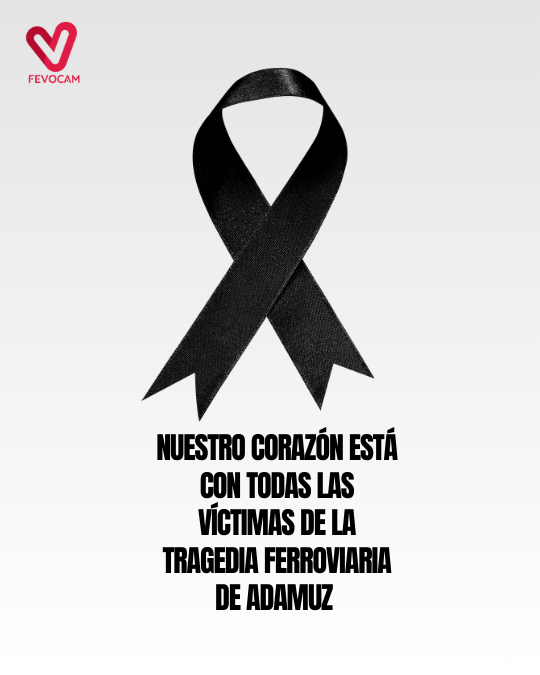 🖤 Desde #FEVOCAM expresamos nuestras más sinceras condolencias por el trágico accidente ferroviario de #Adamuz. Nuestra #solidaridad con las víctimas y sus familias, y nuestro agradecimiento a las personas #voluntarias que se han movilizado para colaborar