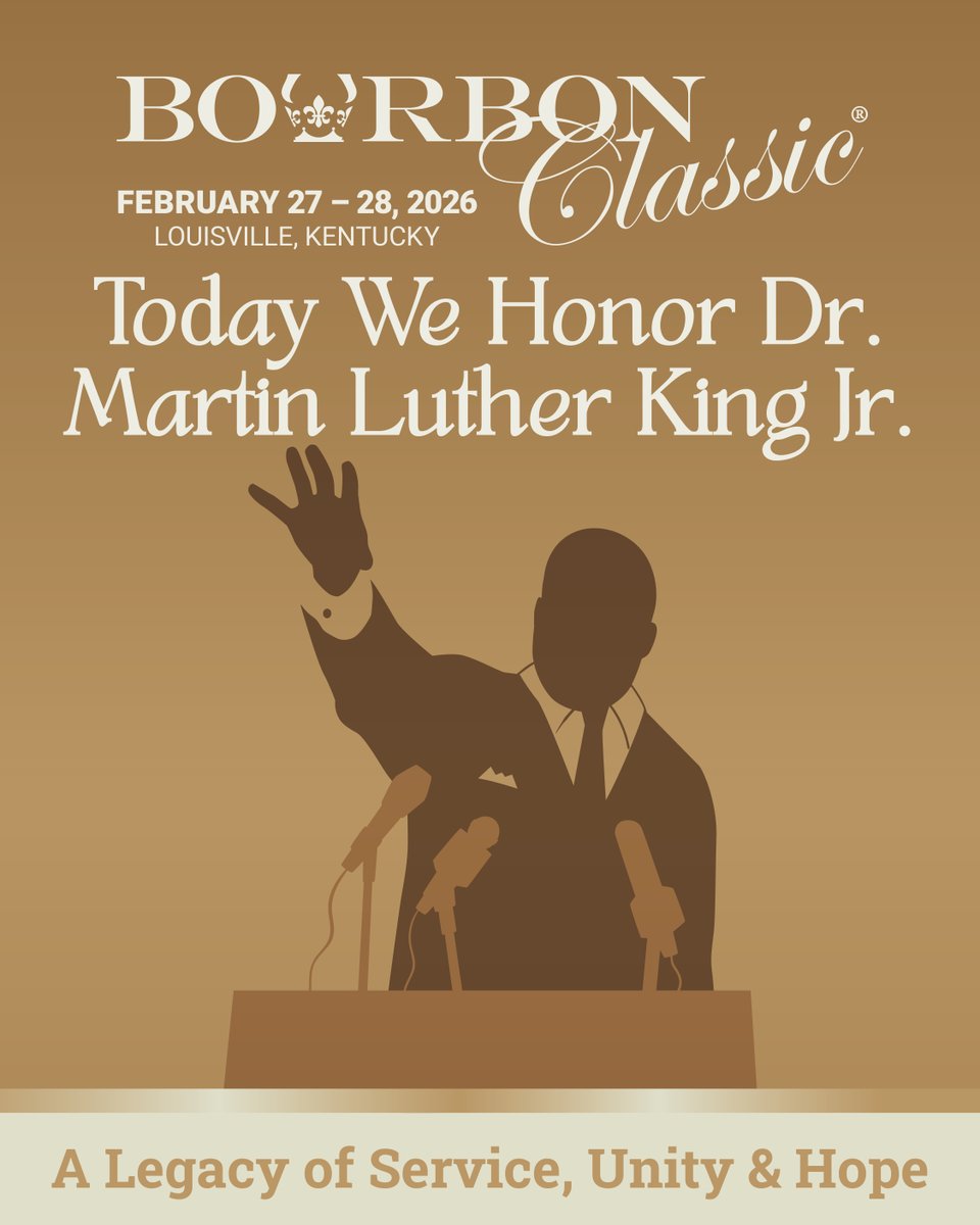 Today, we honor the life and legacy of Dr. Martin Luther King Jr. His commitment to justice, equality, and service continues to inspire communities across the country. 
#MLKDay #Community #Unity #BourbonClassic