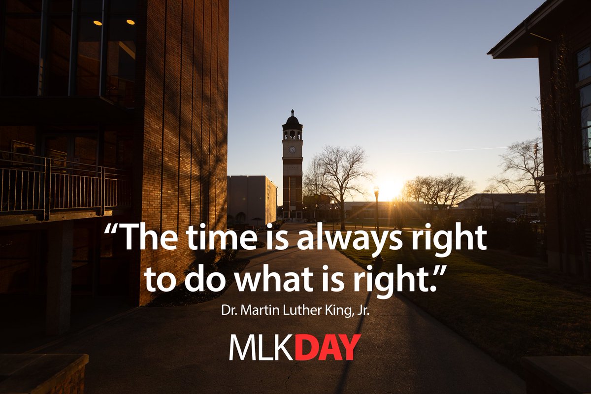 wku's tweet photo. WKU offices will be closed today, January 19, in observance of Dr. Martin Luther King Jr. Day.

#WKU #MLKDay https://t.co/hCnKGTAwBJ