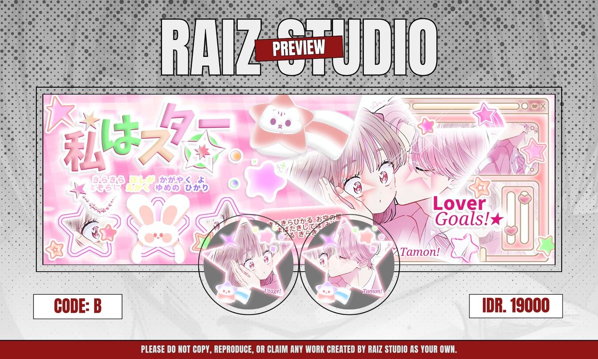 demcni's tweet image. #zonauang help rt/repost, thank you!

hi, pals. i have 4 ready layout couple tamon utage &amp;amp; kohaku yoi, get ava PNG (tamon utage get 2 ava, star &amp;amp; round). free recolour/retext. requests are also welcomed at the same price. enjoy your visit!