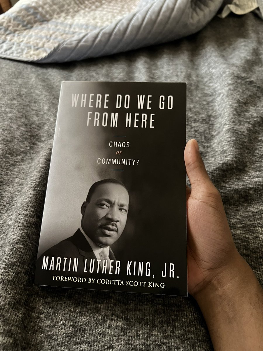 Your annual reminder that on this King holiday he had a life beyond August 28, 1963. He wasn’t just the racial equality guy, in fact his views evolved and he began to look at things on a macro level. I recommend reading the last book he wrote in his lifetime.