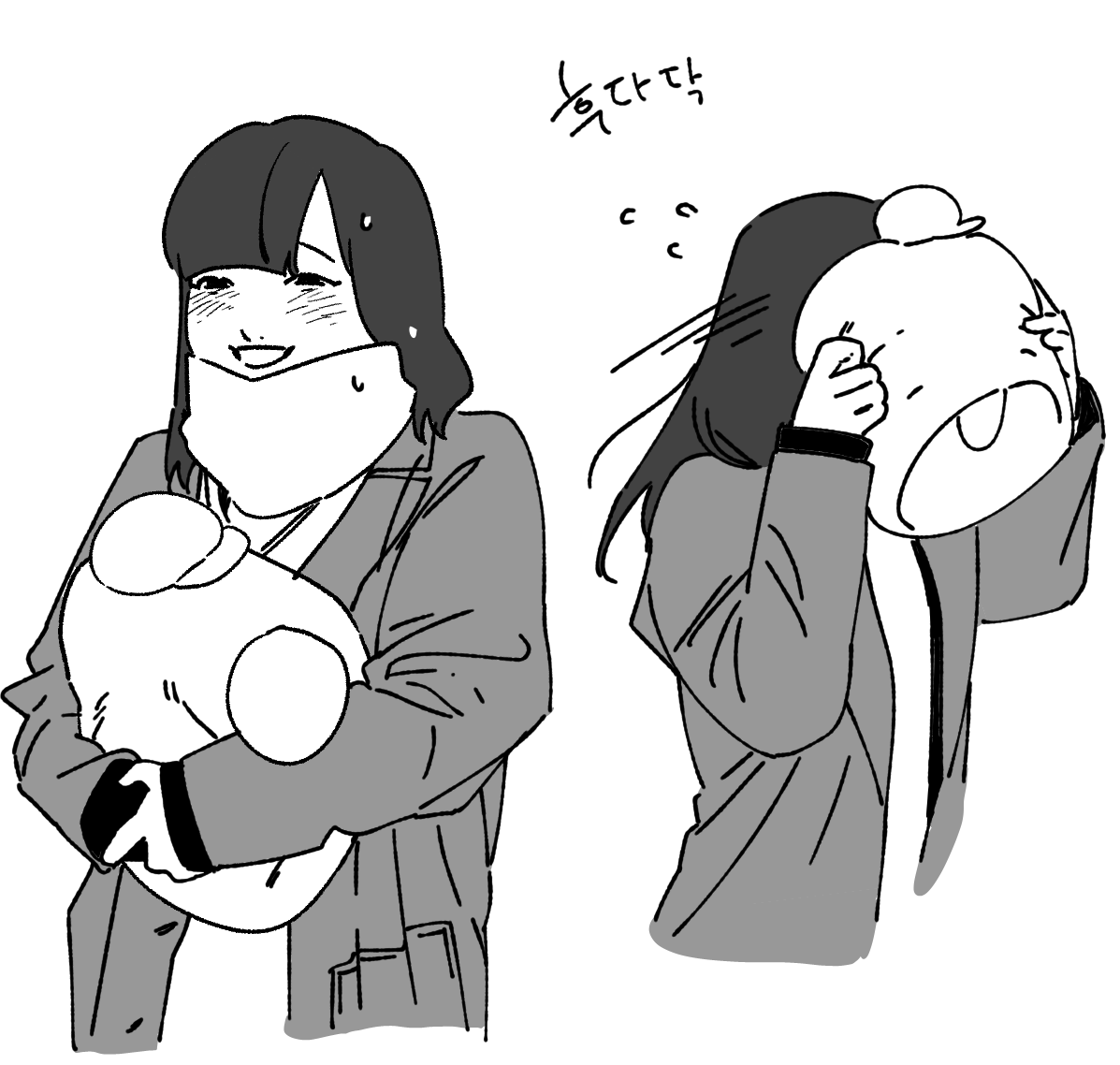 myaong299346's tweet photo. 너무 귀여웠다.
잔악무도한 2차러 등장. https://t.co/VRT98DzNZY