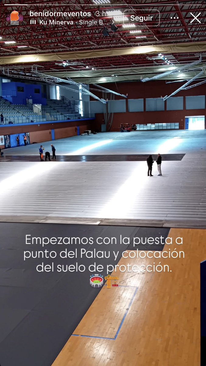 miguelahc992's tweet image. Comienza la construcción del escenario del #BenidormFest2026 👀