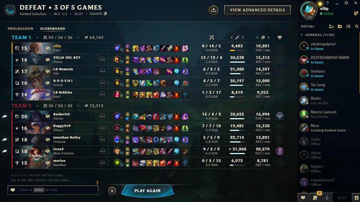 Subbing out Baus pre LEC 🤓