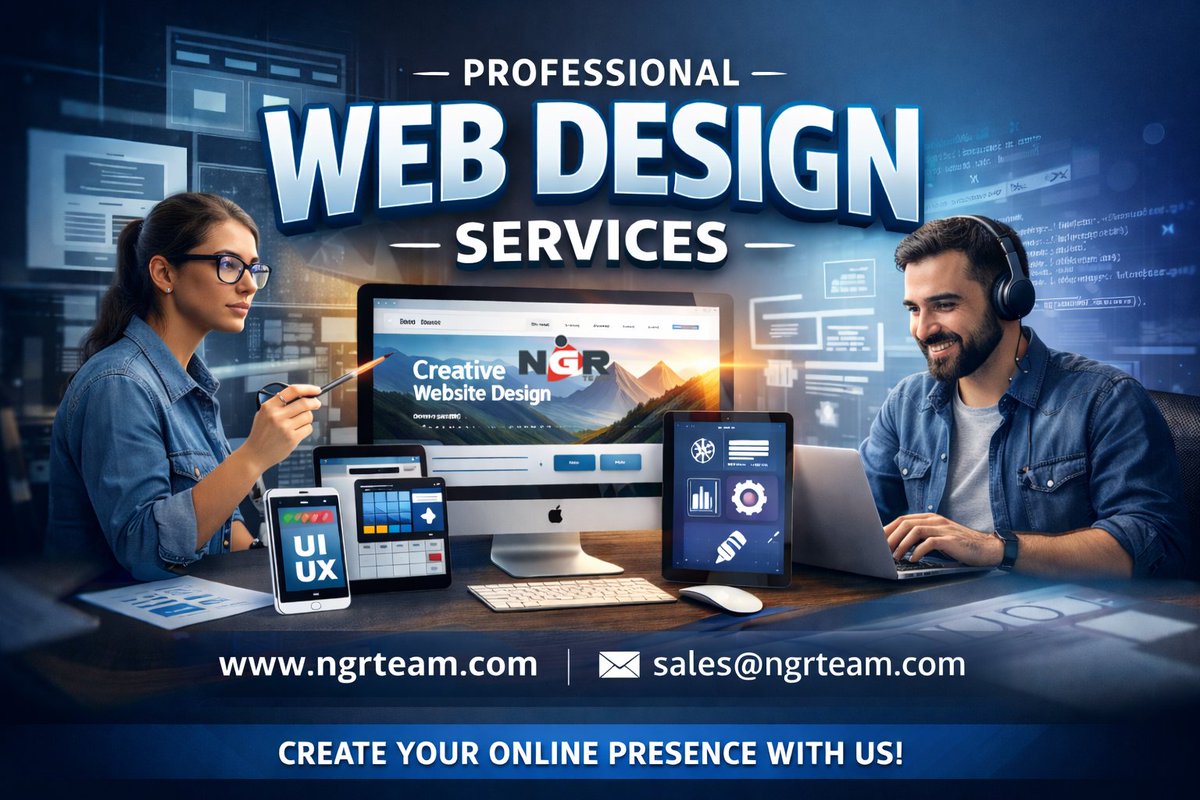 NGRTMM's tweet photo. Build a Website That Works for Your Business
At NGR Team, we design modern, responsive, and user-friendly websites that help brands grow online. 

📷 Let’s create your online presence today!
📷 Visit: https://t.co/AeYnZeUVn5 https://t.co/J8B9I9PzxG