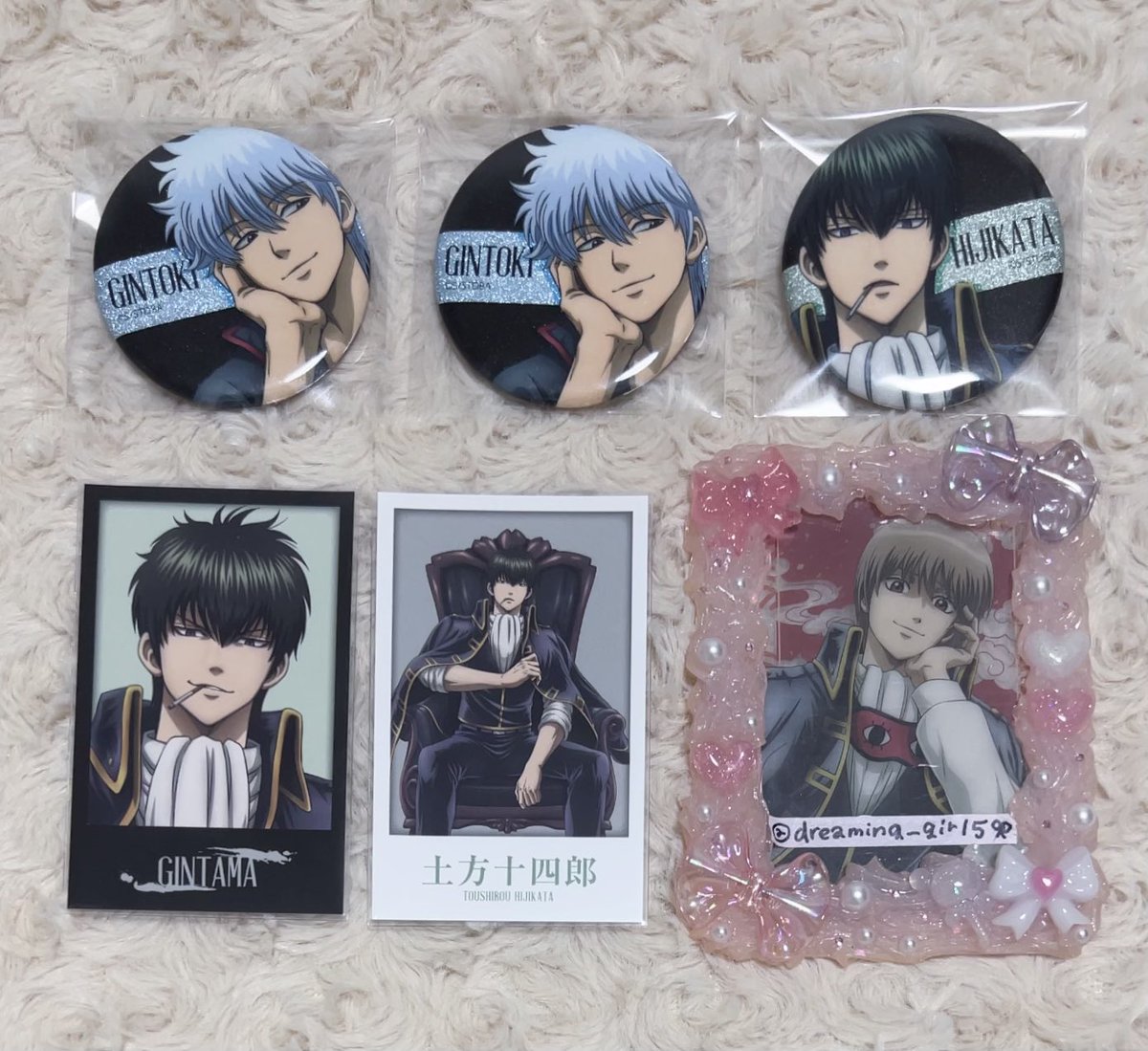 𓊆交換𓊇銀魂 銀魂わーるど 缶バッジ 𓊆譲𓊇坂田銀時 土方十四郎 𓊆求