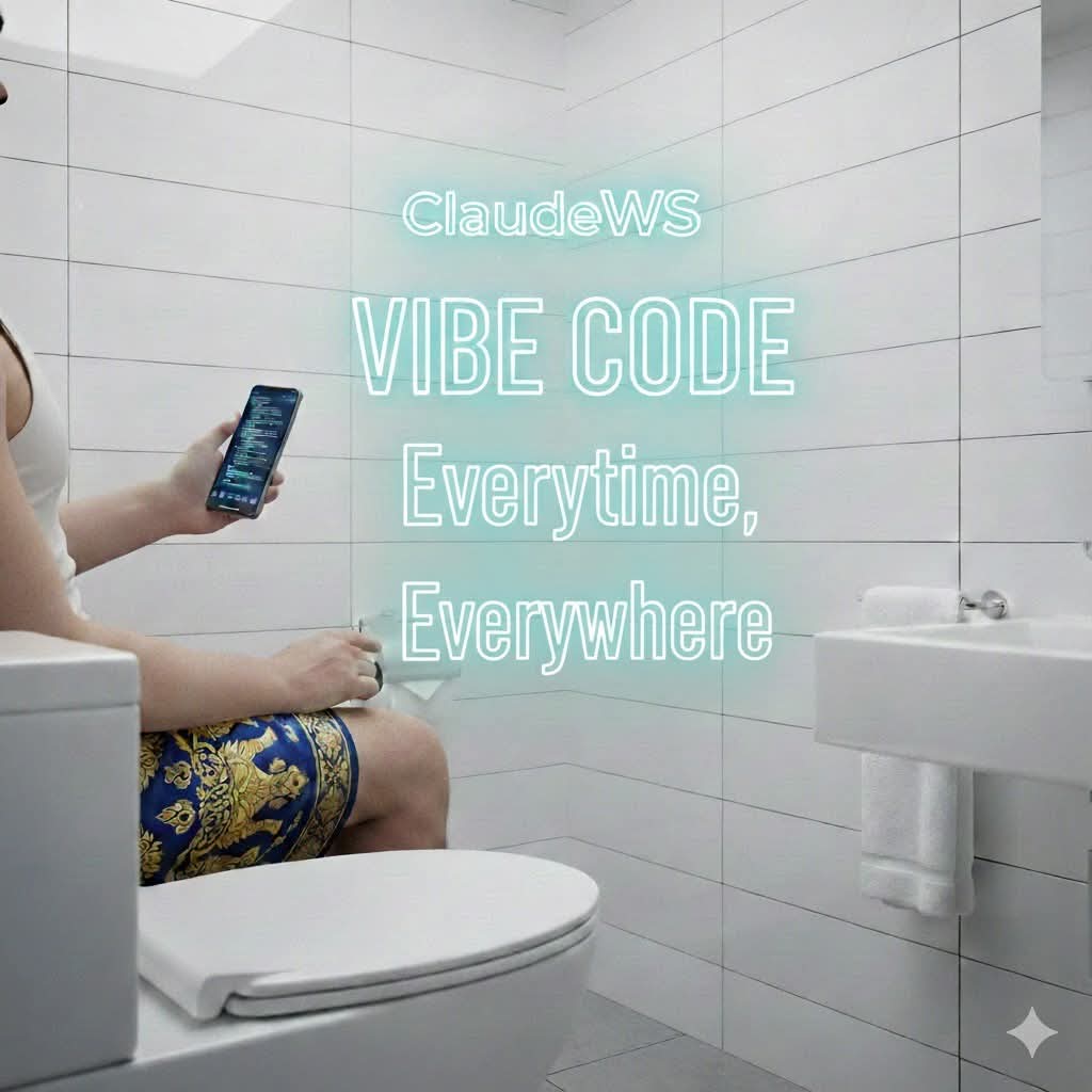 techcomthanh's tweet image. Caude Code bros can use this tool to 'vibe code' anywhere. Fork it from github.com/Claude-Workspa…, deep integration for Claude Code, then use a Cloudflare Tunnel to access the ClaudeWS web interface.