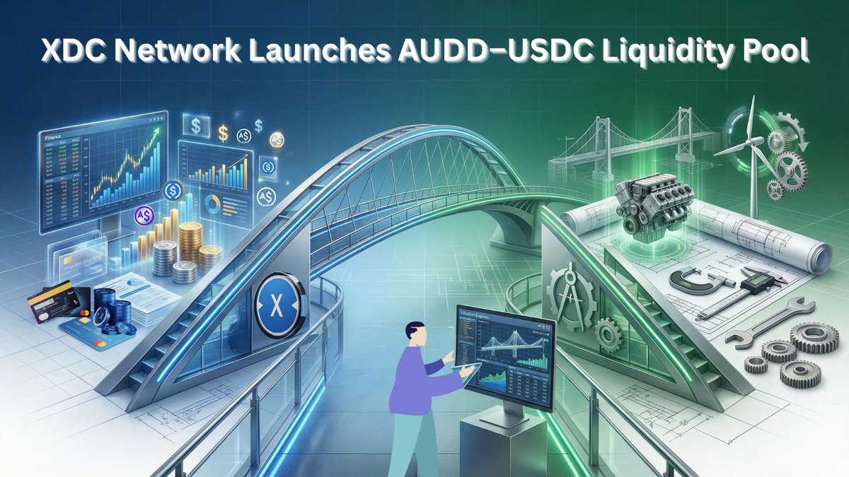 Australia-US Trade Corridor Sees Blockchain Upgrade with XDC's Low-Cost Payment Infrastructure.
XDC Network has launched AUDD–USDC liquidity pool on Curve Finance, strengthening on-chain payment and settlement infrastructure for the Australia–US and broader APAC trade corridors.