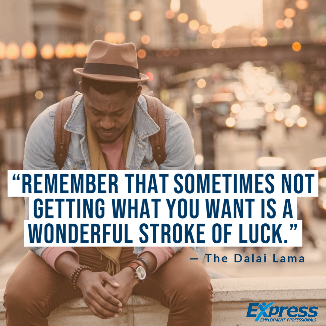 Sometimes the positive is hidden a little too well, and it takes time to discover it. Just remember, it is there.

#ExpressPros #MotivationMonday