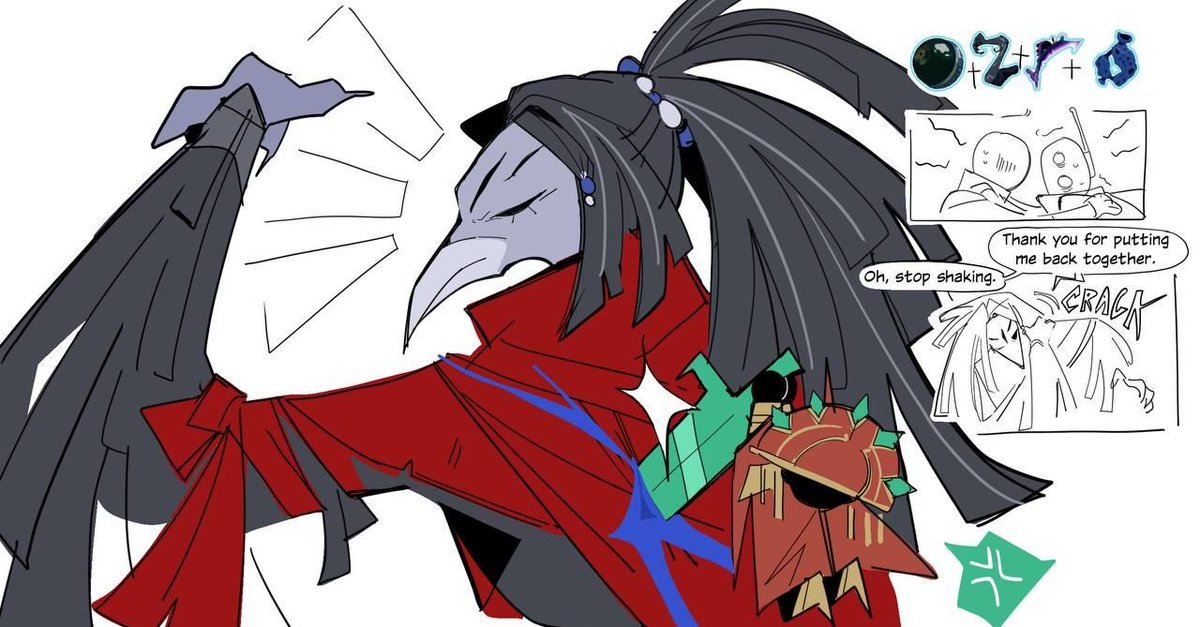 Vvelvii1's tweet image. Heretic headcanon design
#ror2