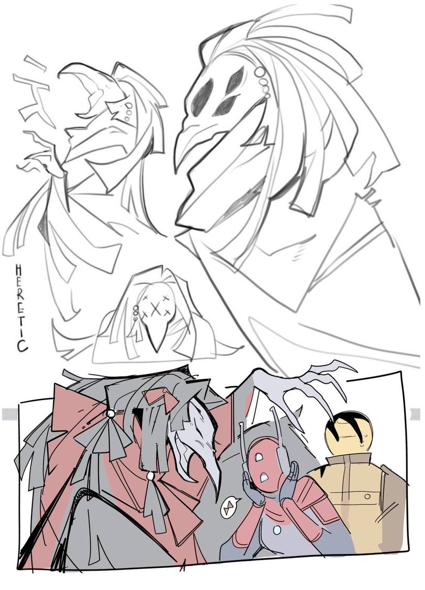 Vvelvii1's tweet image. Heretic headcanon design
#ror2