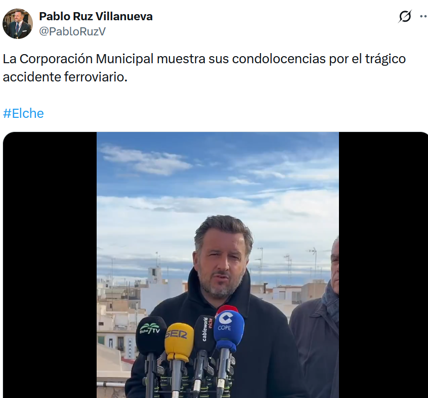 uteinformativa's tweet image. "Condolocencias" d'Excelentísimo Alcalde y Excelentimisíssisimo Ayto.  

(Pablo porta el compte institucional? 😅)