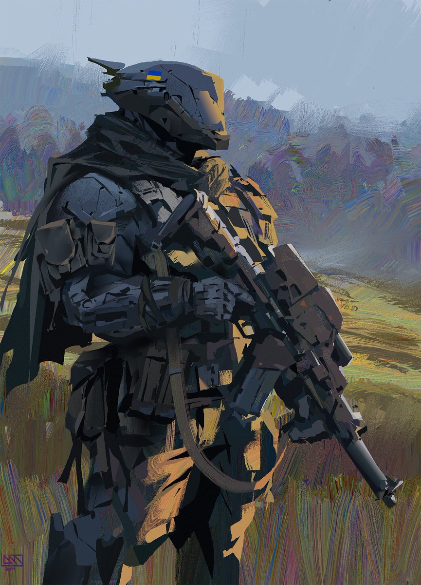 Soldier | Daryl Mandryk | <a href="/DarylMandryk/">Daryl Mandryk</a> 
artstation.com/artwork/elO6Dw