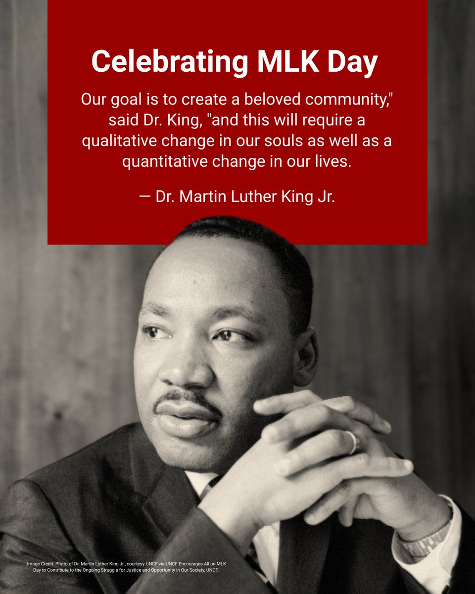 MLK Day reminds us of the power of courage, compassion and community. Dr. King’s vision continues to guide us as we work toward a more just and equitable future for all families.

#MLKDay #MartinLutherKingJrDay #DayOfService #Community #Service #Inclusion #StrongerTogether