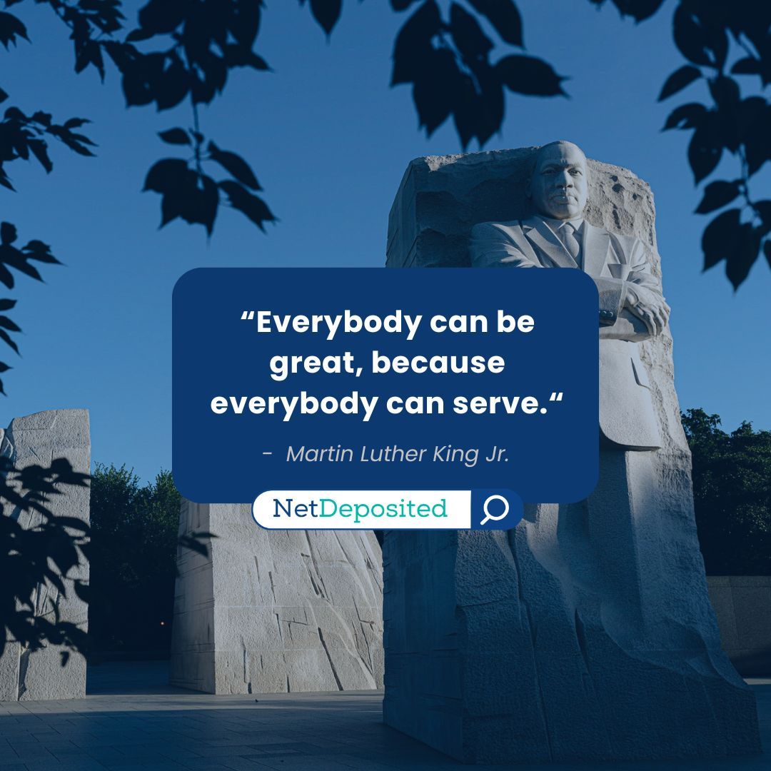 NetDeposited's tweet photo. A meaningful reminder as we start the week. 💡 

Showing up, supporting others, and doing the work with care is what truly makes the difference in business, in our communities, and in how we serve our clients every day. https://t.co/a3AB1PDn9t