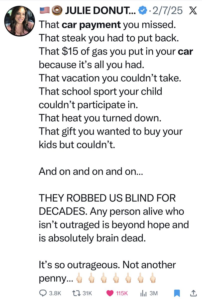 Juliedonuts's tweet image. DECADES OF FRAUD LITERALLY EVERYWHERE! 

NOT ANOTHER PENNY! 👏🏻