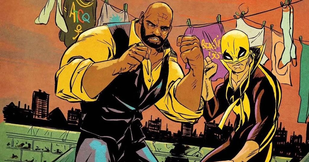 mcuspider616's tweet image. Oh he is 100% back baby. Now bring back Finn so we can get a Heroes for Hire show rolling