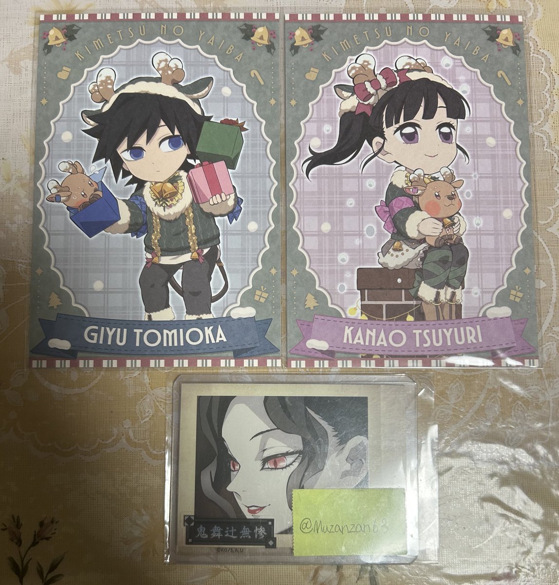 交換】鬼滅の刃 クリスマス 阿波踊り ポストカード ポスカ コースター