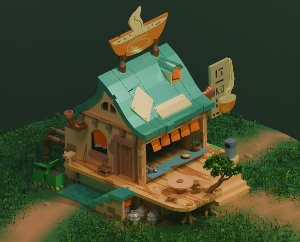 MagicaOwl's tweet photo. I forgot about my plans to post on Twitter.
I'll leave last year's results here.
#blender #3DModel https://t.co/5vsLlZoz8Z
